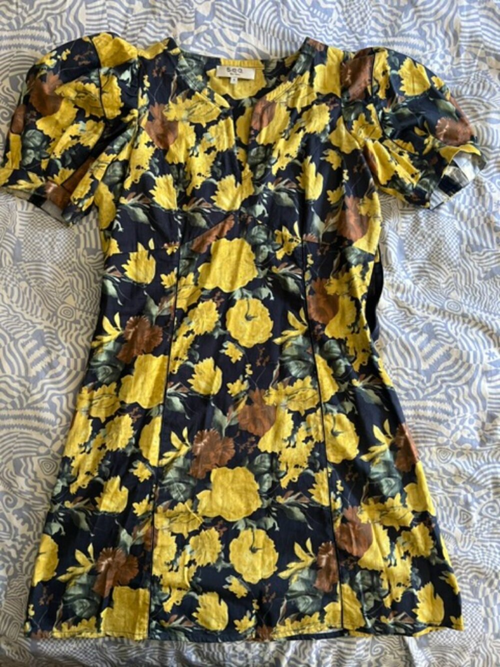 Sea New York Ella Cotton Dress, Size 10 (runs a little small)